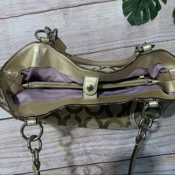 Coach Alexandra Outline Opt Art Tote Bag - Picture 2 of 15